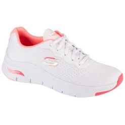 Dorosły obuwie sportowe Skechers Arch Fit-Infinity Cool, Biały. Białe obuwie sportowe casual damskie Skechers, trekkingowe. Za 399.99 zł.