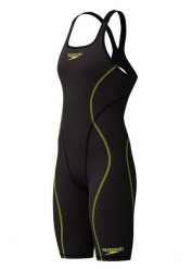 Strój startowy damski Speedo Fs Hyperspark Sld OB Kskn. Czarne kombinezony damskie Speedo, l, bez wzorów, bez kołnierzyka, bez ramiączek. Za 429.00 zł.