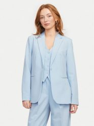 JJXX Marynarka Ellis 12259275 Błękitny Regular Fit. Niebieskie marynarki i żakiety damskie JJXX, s, bez wzorów, z syntetyku. Za 129.99 zł.