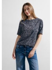 Cecil Koszulka w kolorze granatowym rozmiar: XS. Niebieskie bluzki damskie Cecil, xs, bez wzorów, bez kołnierzyka, bez ramiączek. Za 39.49 zł.