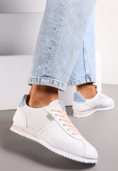 Białe Sneakersy z Przeszyciami Phyrise. Białe obuwie sportowe damskie Renee, bez zapięcia. Za 69.99 zł.