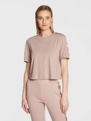 Guess T-Shirt V3RI08 I3Z14 Różowy Relaxed Fit. Czerwone t-shirty damskie Guess, m, z aplikacjami, z bawełny, bez kołnierzyka. Za 129.99 zł.