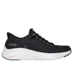Sneakersy damscy Skechers Contour Foam golden hour. Czarne obuwie sportowe damskie Skechers, bez zapięcia. Za 369.99 zł.