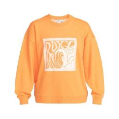 Bluza turystyczna damska Roxy Take Your Place. Brązowe bluzy damskie Roxy, na zimę, bez wzorów, z bawełny, bez kaptura. Za 286.70 zł.