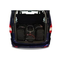 Torby Do Bagażnika Ford Tourneo Courier 2014-2023 4Szt Kjust. Czarne torby podróżne KJUST, bez wzorów. Za 1,196.00 zł.