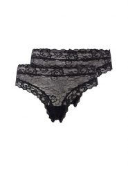SKINY Stringi w zestawie 2 sztuk Kobiety czarny, 42. Czarne stringi Skiny, bez wzorów. Za 129.95 zł.