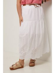 Curvy Lady Spódnica w kolorze białym rozmiar: 48/50. Białe spódnice damskie Curvy Lady, na co dzień, bez wzorów, ze skóry, klasyczne, maxi. Za 146.45 zł.