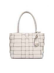 Guess Torebka Maylee HWWG96 61220 Biały. Białe torebki klasyczne damskie Guess, ze skóry, bez dodatków. Za 499.99 zł.