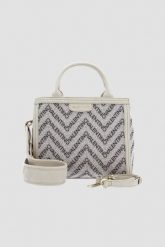 VALENTINO Beżowa torebka Blizzard. Brązowe shopper bag Valentino by Mario Valentino, bez dodatków. W wyprzedaży za 469.99 zł.
