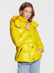 Add Kurtka puchowa 6AW771 Żółty Regular Fit. Żółte kurtki damskie Add, bez wzorów, z puchu, bez kaptura. Za 1,569.00 zł.