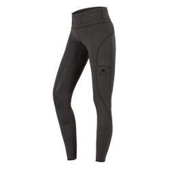 Damskie legginsy jeździeckie z pełną przyczepnością ELT Hanna. Szare legginsy damskie ELT, bez wzorów, z elastanu. Za 218.50 zł.