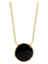 OR Carats Złoty naszyjnik z onyksem - dł. 40 cm rozmiar: onesize. Czarne naszyjniki damskie OR Carats, z onyksem, złote. Za 978.99 zł.