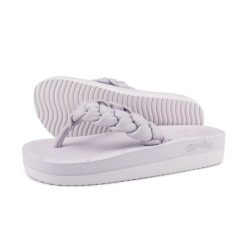 Klapki basenowe damskie Flip Flop Comfy Weave. Niebieskie klapki damskie Flip Flop, bez wzorów, bez obcasa, bez zapięcia. Za 81.00 zł.