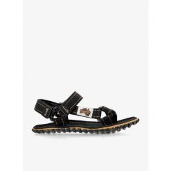 Sandały Gumbies Tracker Sandals. Czarne sandały damskie Gumbies, bez wzorów, bez obcasa, bez zapięcia. Za 135.99 zł.
