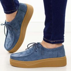Granatowe skórzane półbuty damskie Filippo Dp7500/26. Niebieskie półbuty damskie Filippo, na jesień, bez wzorów, z jeansu, z okrągłym noskiem, bez obcasa, na płaskiej podeszwie, bez zapięcia. Za 239.00 zł.