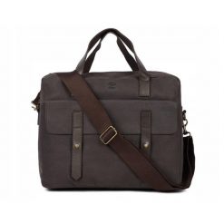 Miejska skórzana torba podróżna na ramię Timberland Briefcase. Brązowe torby podróżne Timberland, bez wzorów. W wyprzedaży za 349.00 zł.