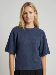 MOSS COPENHAGEN Sweter "Jinie Hope" w kolorze granatowym rozmiar: XS/S. Niebieskie swetry klasyczne damskie Moss Copenhagen, s, z wełny, bez kołnierzyka. Za 122.67 zł.