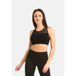 Top Damski Sportowy 2705. Czarne biustonosze sportowe damskie Teyli, bez wzorów, z elastanu. Za 99.95 zł.