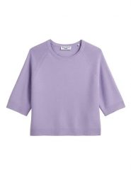 Marc O´Polo Sweter w kolorze fioletowym rozmiar: L. Różowe swetry klasyczne damskie l, z bawełny, bez kołnierzyka. Za 228.38 zł.