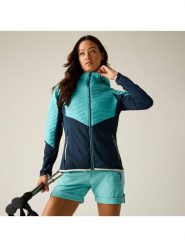 Dare 2b Kurtka hybrydowa "Air Lite" w kolorze błękitno-granatowym rozmiar: 40. Niebieskie kurtki sportowe damskie Dare 2b, bez wzorów, bez kaptura. Za 240.99 zł.