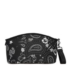 Kosmetyczka Roxy. Czarne kosmetyczki damskie Roxy, bez wzorów, z materiału. Za 49.99 zł.