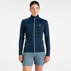 Bluza damska Dare 2B Emerging Core. Niebieskie bluzy damskie Dare 2b, m, bez wzorów, z elastanu, bez kaptura. Za 95.00 zł.