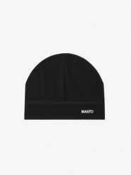 MANTO czapka BASE czarna. Czarne czapki damskie MANTO, bez wzorów, z wełny. Za 109.99 zł.