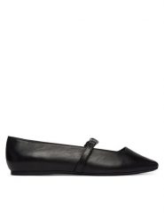 KARL LAGERFELD Baleriny Konnie KL40196 Czarny. Czarne balerinki damskie KARL LAGERFELD, bez wzorów, ze skóry. Za 749.99 zł.