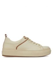 Lasocki Sneakersy WI23-VESA-26 Beżowy. Brązowe obuwie sportowe damskie Lasocki, ze skóry, bez zapięcia. Za 153.99 zł.
