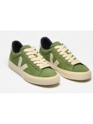 Veja Skórzane sneakersy "Campo Bold" w kolorze zielonym rozmiar: 39. Zielone obuwie sportowe damskie Veja, ze skóry, bez zapięcia. Za 440.28 zł.