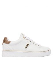 Guess Sneakersy FLFBTZ ELE12 Biały. Białe obuwie sportowe damskie Guess, ze skóry, bez zapięcia. Za 399.99 zł.
