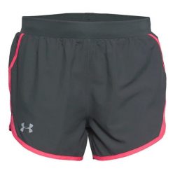 Damskie spodenki Under Armour FLY BY SHORT. Szare obuwie sportowe damskie Under Armour, z materiału, na fitness i siłownię. Za 89.99 zł.