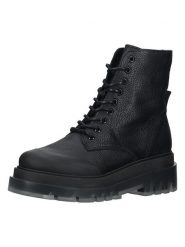Steve Madden Skórzane botki w kolorze czarnym rozmiar: 37. Czarne botki damskie Steve Madden, bez obcasa, bez zapięcia. Za 287.35 zł.