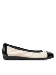 Caprice Baleriny 9-22152-42 Beżowy. Brązowe balerinki damskie Caprice, bez wzorów, ze skóry. Za 155.99 zł.