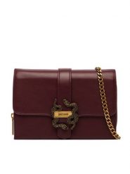 Just Cavalli Portfel 81RA5PA6 ZSA89 Bordowy. Czerwone portfele damskie Just Cavalli, bez wzorów, ze skóry. Za 689.99 zł.