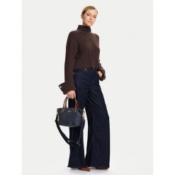 Torebka Tommy Hilfiger. Niebieskie torebki klasyczne damskie Tommy Hilfiger, bez dodatków. Za 349.99 zł.