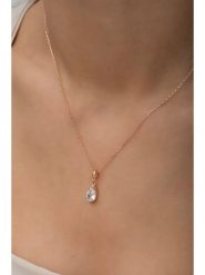 Heliophilia Srebrny naszyjnik z zawieszką rozmiar: onesize. Szare naszyjniki damskie Heliophilia, z cyrkonią, srebrne. Za 56.99 zł.