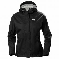 Kurtka przeciwdeszczowa damska Helly Hansen Loke. Czarne kurtki damskie Helly Hansen, xs, bez wzorów, bez kaptura. Za 329.00 zł.