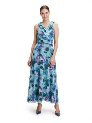 Vera Mont Sukienka w kolorze niebiesko-fioletowo-turkusowym rozmiar: 42. Niebieskie sukienki damskie Vera Mont, bez wzorów, bez ramiączek. Za 208.83 zł.