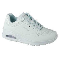 Buty sportowe Sneakersy damskie, Skechers Uno Frosty Kicks. Białe obuwie sportowe casual damskie Skechers, z materiału, trekkingowe. Za 376.00 zł.