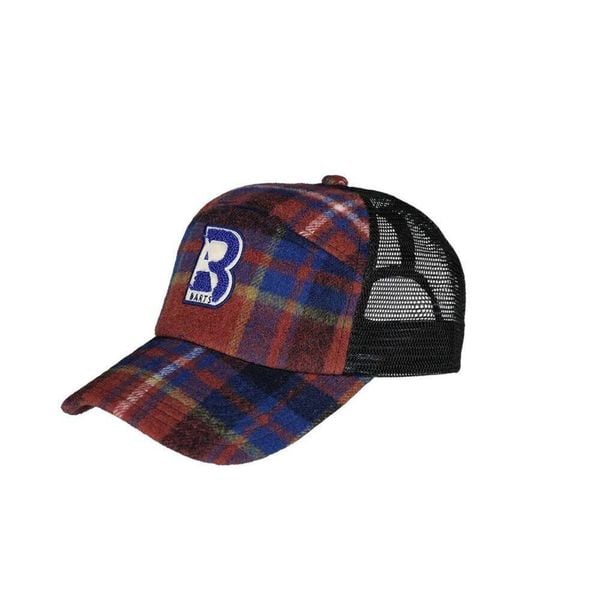 Czapka Trucker Barts Killeen. Niebieskie czapki z daszkiem damskie Barts, bez wzorów, z wełny. Za 150.00 zł.