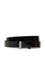 Calvin Klein Pasek Damski K60K612386 Czarny. Czarne paski damskie Calvin Klein, bez wzorów, ze skóry. Za 279.99 zł.