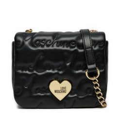 Torebka LOVE MOSCHINO. Czarne torebki wieczorowe damskie Love Moschino, bez wzorów, bez dodatków. Za 539.99 zł.