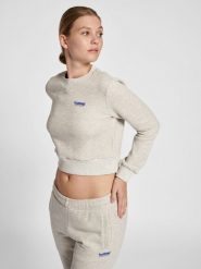 Damska krótka bluza Hummel LGC Shai. Niebieskie bluzy damskie Hummel, na jesień, m, bez wzorów, z bawełny, bez kaptura. Za 193.85 zł.