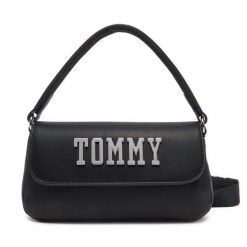 Torebka Tommy Jeans. Czarne torebki klasyczne damskie Tommy Jeans, z jeansu, bez dodatków. Za 229.99 zł.