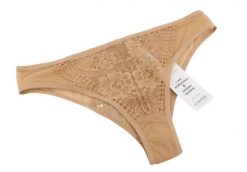 Scandale Le Brésilien Sensual - figi Brazilian XL cashmere beige. Brązowe figi Erima, bez wzorów, z bawełny. Za 212.99 zł.