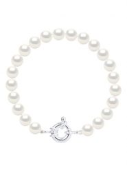 Mitzuko Bransoletka perłowa w kolorze białym rozmiar: onesize. Białe bransoletki damskie Mitzuko, srebrne. Za 381.24 zł.