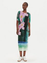 Desigual Sukienka codzienna Garazi 24WWVK78 Kolorowy Slim Fit. Sukienki damskie Desigual, bez wzorów, z syntetyku, bez ramiączek. Za 209.99 zł.