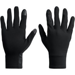 Rękawice Odlo Gloves full finger MULTISPORT LIGHT. Czarne rękawiczki damskie ODLO, bez wzorów. Za 169.99 zł.