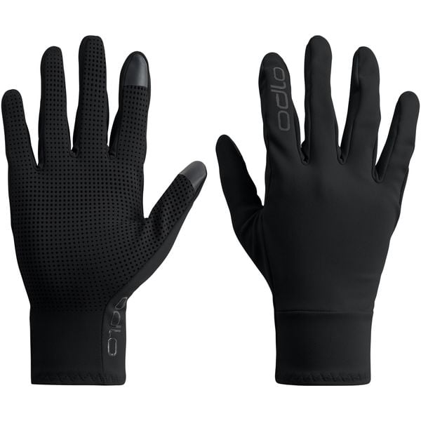 Rękawice Odlo Gloves full finger MULTISPORT LIGHT. Czarne rękawiczki damskie ODLO, bez wzorów. Za 145.94 zł.